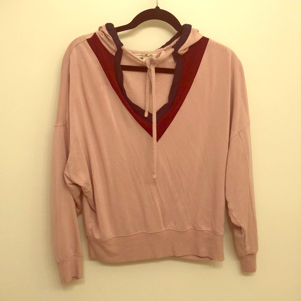 Express Cotton Mauve Hoodie